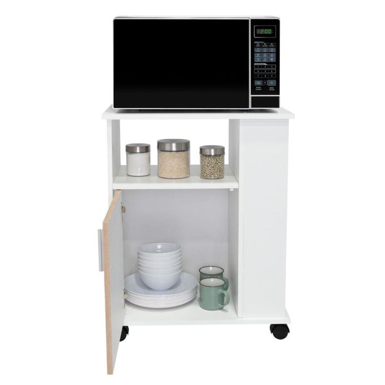 MUEBLE MICROONDAS 1 PUERTA FM-015B - BLANCO-3
