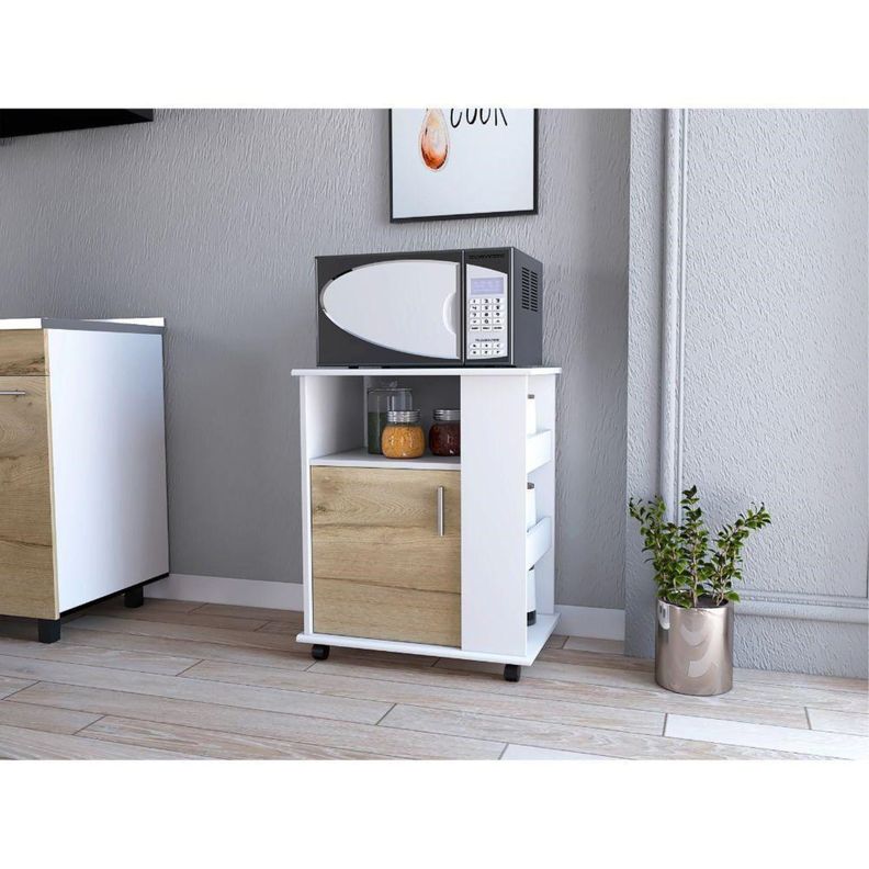 MUEBLE MICROONDAS 1 PUERTA FM-015B - BLANCO-4
