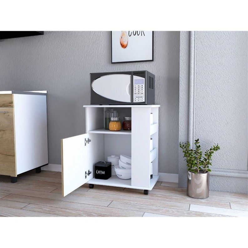 MUEBLE MICROONDAS 1 PUERTA FM-015B - BLANCO-5