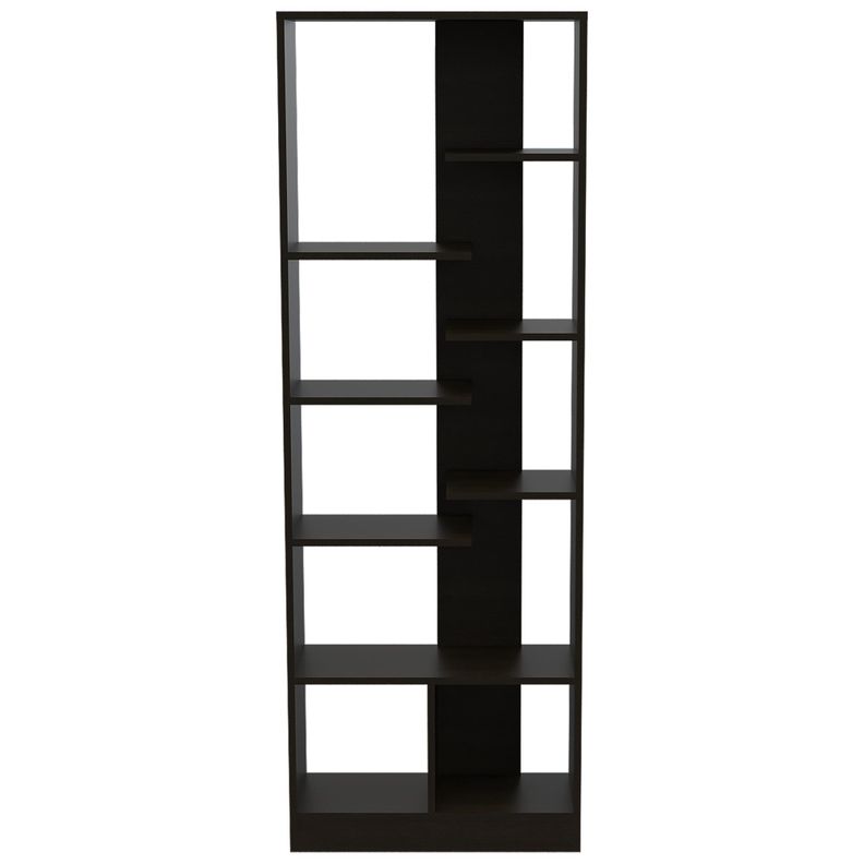 BIBLIOTECA ESTANTE 9 REPISAS FM-008N NEGRO-1
