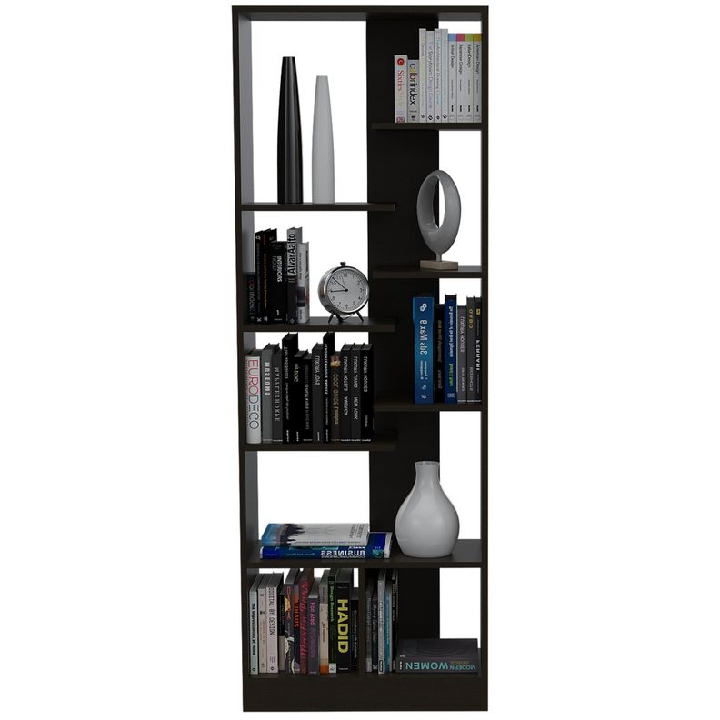 BIBLIOTECA ESTANTE 9 REPISAS FM-008N NEGRO-3