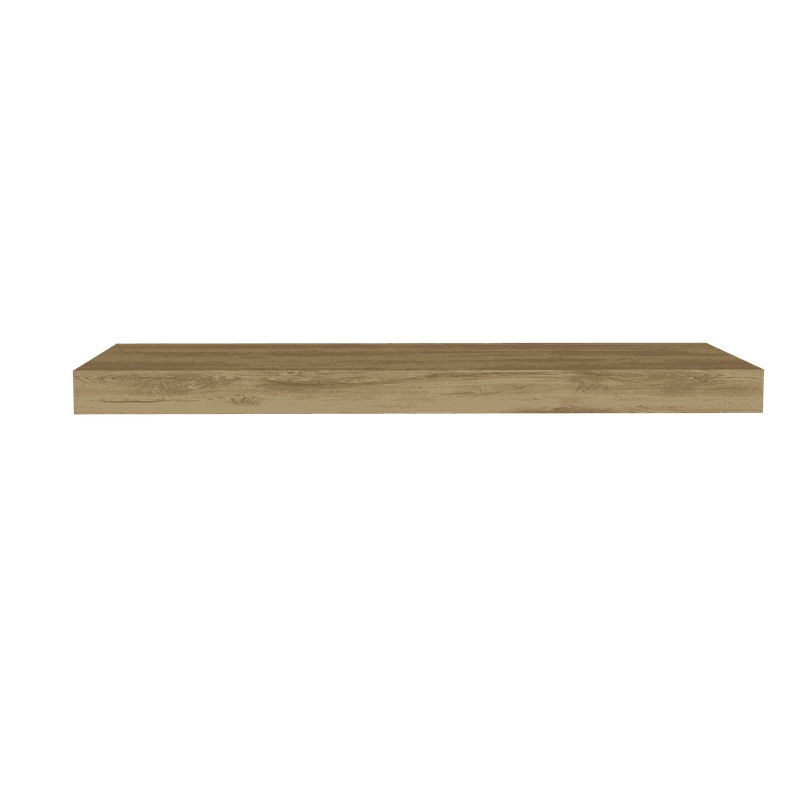 REPISA FLOTANTE 80x25x3,8 CM FM-041C X1 UNIDAD - CAFÉ CLARO-2