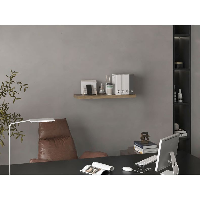 REPISA FLOTANTE 80x25x3,8 CM FM-041C X1 UNIDAD - CAFÉ CLARO-5