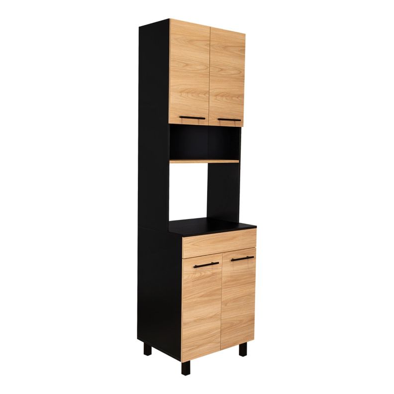 Mueble Para Microondas Cafe Claro 210X60X49,1 Cm