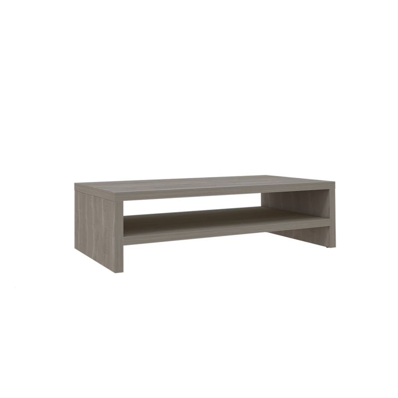BASE DE MONITOR 13,9X48,3X26 CM FM-001C CAFÉ CLARO-0