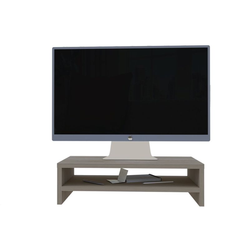 BASE DE MONITOR 13,9X48,3X26 CM FM-001C CAFÉ CLARO-2
