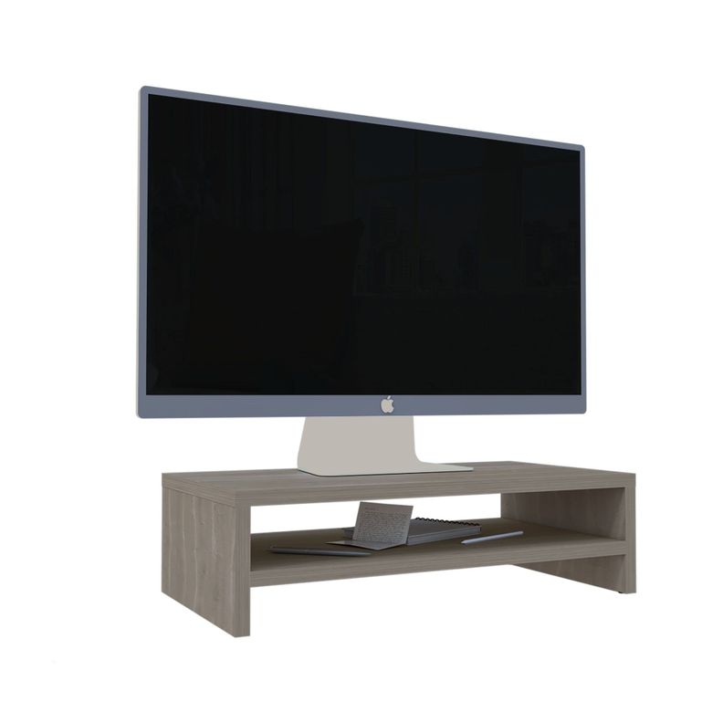 BASE DE MONITOR 13,9X48,3X26 CM FM-001C CAFÉ CLARO-3