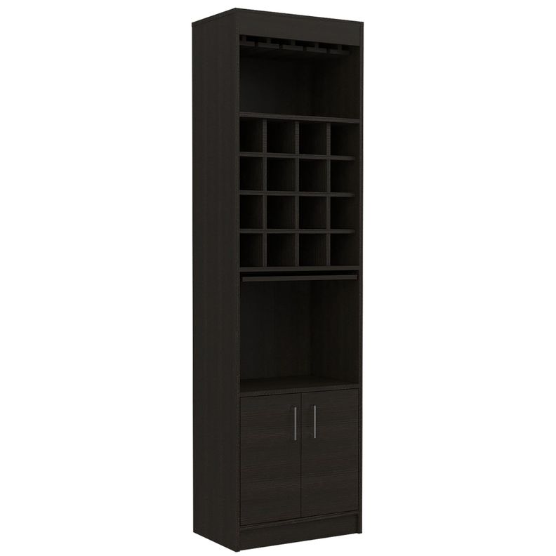 BAR ALTO 2 PUERTAS 16 BOTELLEROS FM-001N - NEGRO-0