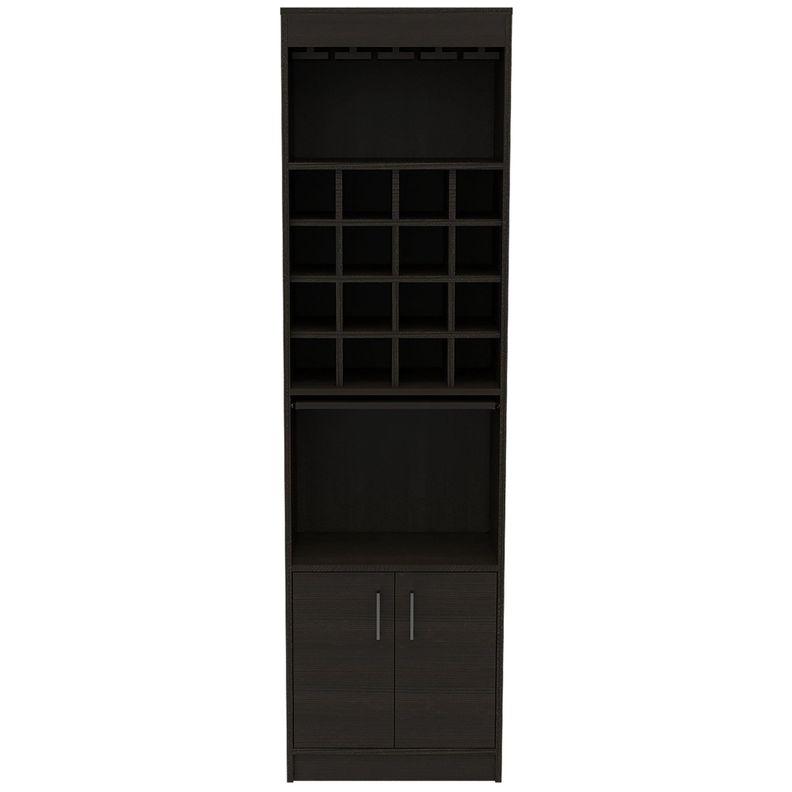 BAR ALTO 2 PUERTAS 16 BOTELLEROS FM-001N - NEGRO-1