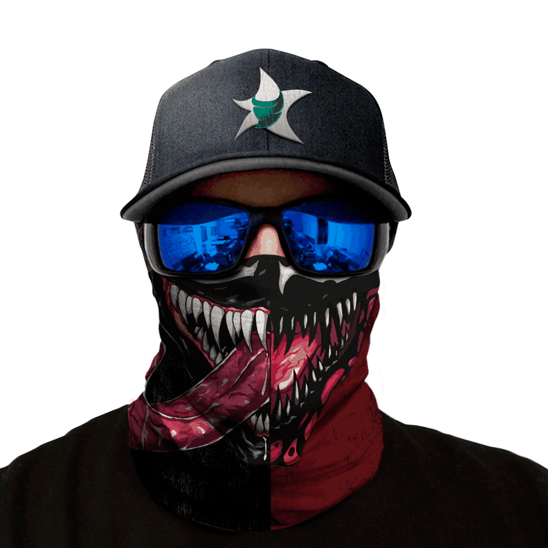 Bandana, Fugaz Store, Negro, Venom Carnage (Doble)-0