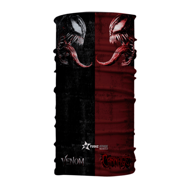 Bandana, Fugaz Store, Negro, Venom Carnage (Doble)-2