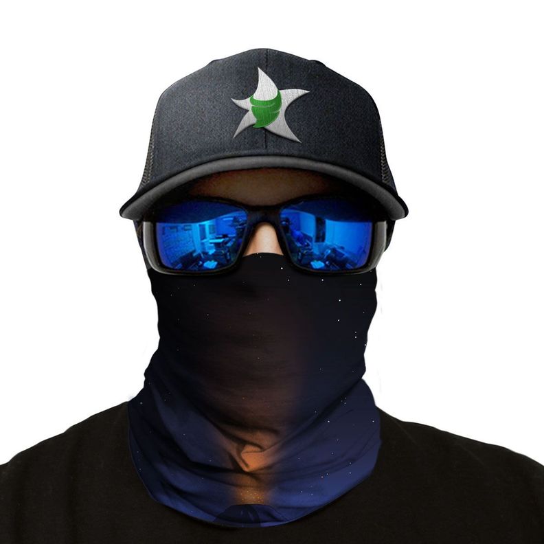 Bandana, Fugaz Store, Azul oscuro, Volcán Villarica -0