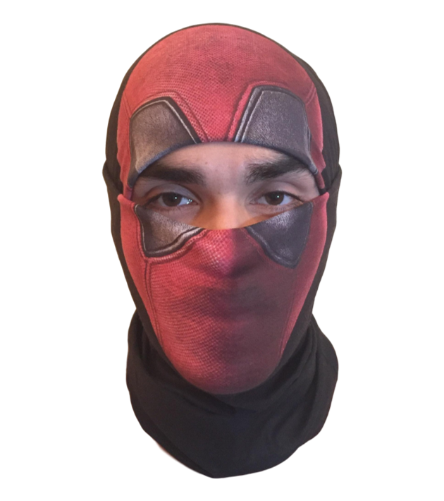 2 BANDANAS, FUGAZ STORE, ROJO, DEADPOOL-0