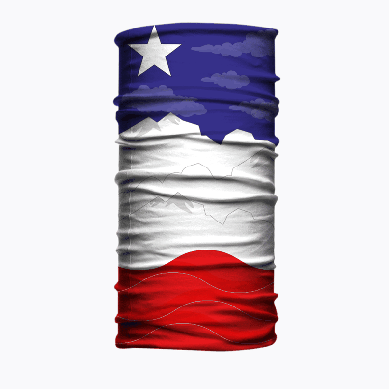 Bandana, Fugaz Store, Multicolor Bandera Chilena-1