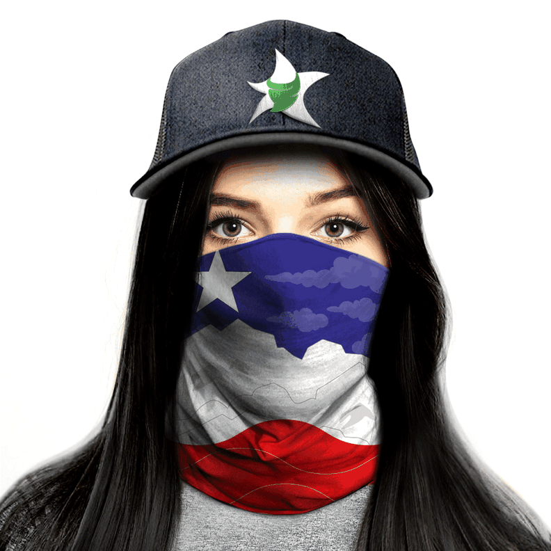 Bandana, Fugaz Store, Multicolor Bandera Chilena-0