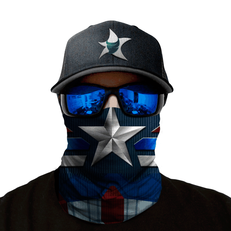 Bandana, Fugaz Store, Multicolor, Capitán America-0