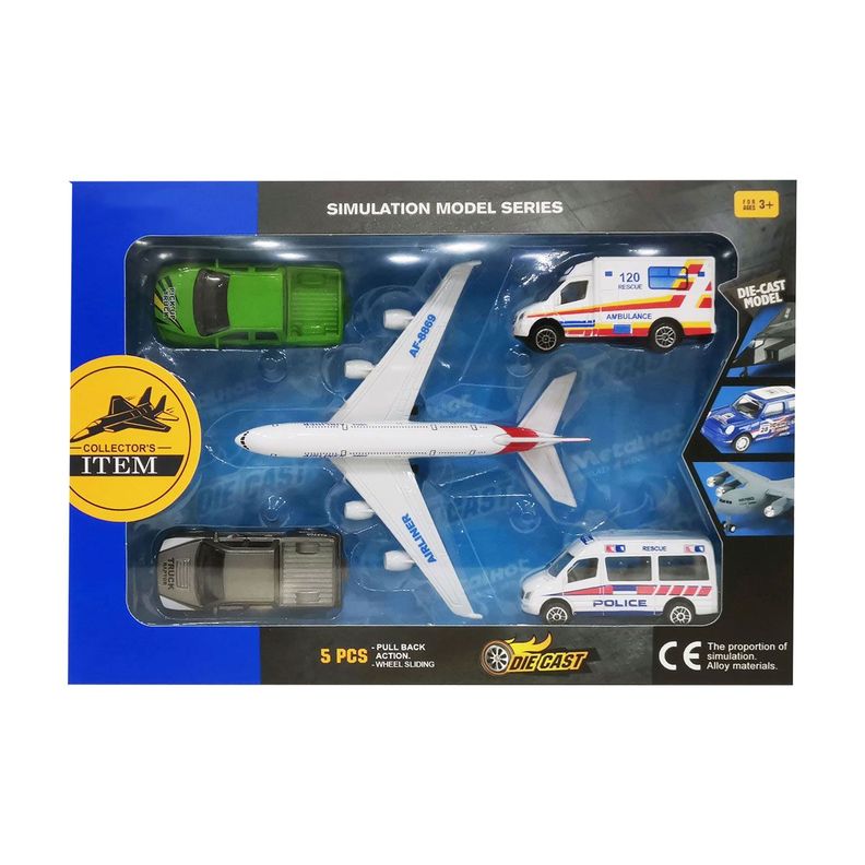 Set 5 Vehiculos Surtido