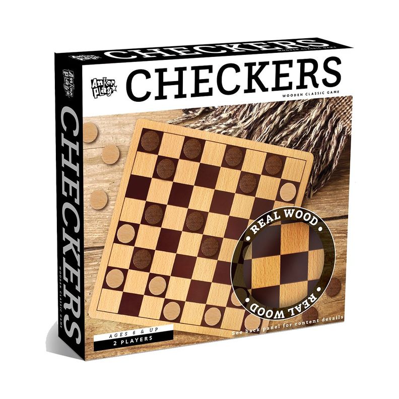 Juego de Damas de Madera Anker Play-0