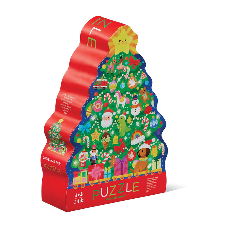 Puzzle Arbol de Navidad 24pcs Crocodile Creek Surtido