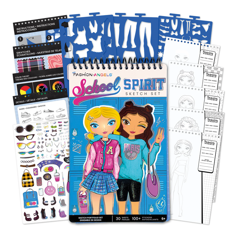 Portafolio de Bocetos School Spirit Fashion Angels-1