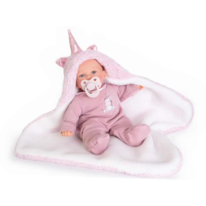 Bebé Petit Palabritas Antonio Juan Manta Unicornio-0