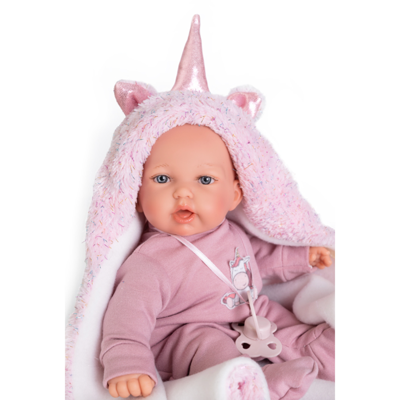 Bebé Petit Palabritas Antonio Juan Manta Unicornio-3