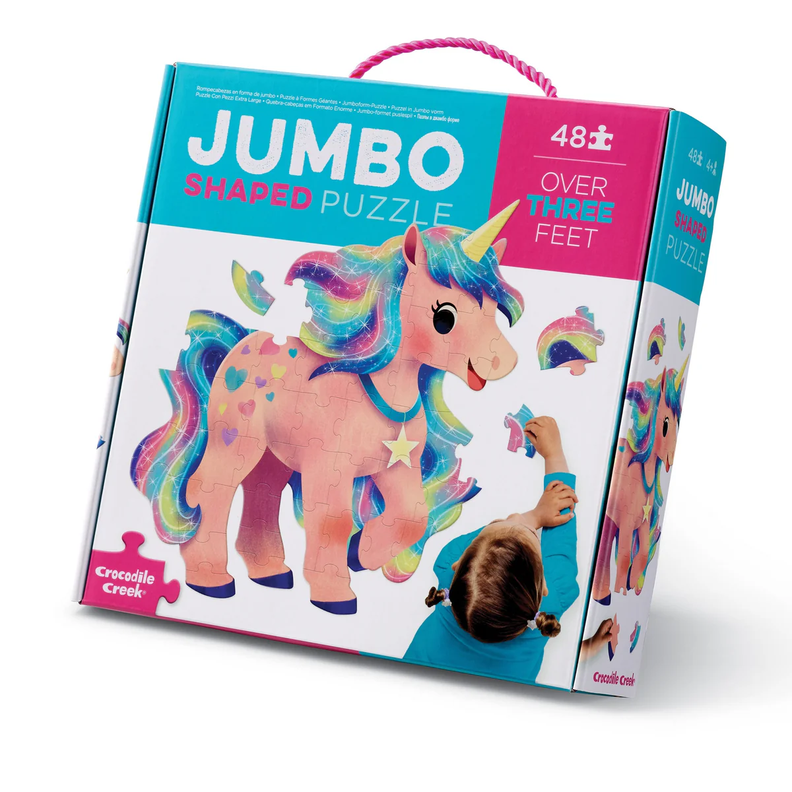 Puzzle Jumbo Unicornio 48pcs Crocodile Creek Surtido