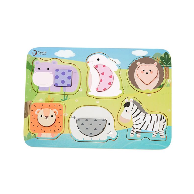 Puzzle Bosque de Madera Classic World-0