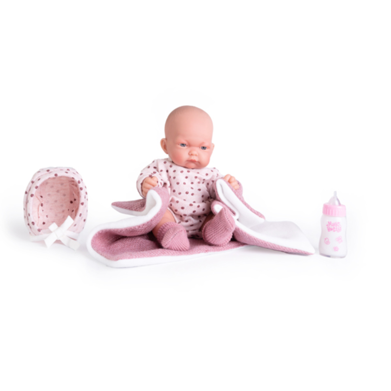 Bebé Reborn Pitu Antonio Juan Ropa Lunares-0