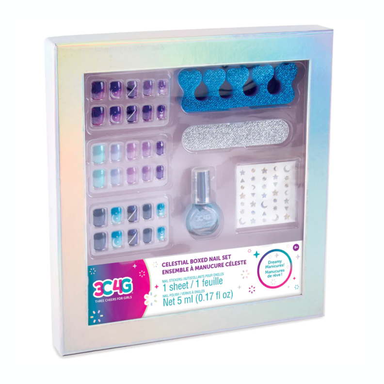 Manicure Unas Celestiales Holograficas Make It Real Surtido
