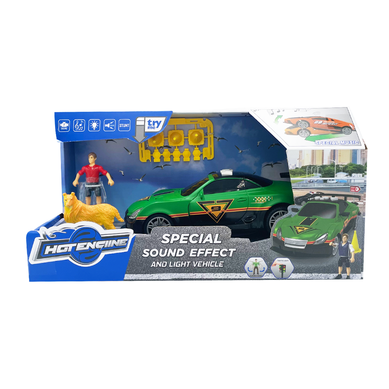 Auto Deportivo con Efectos, Luz y Sonido Magnetics Surtido