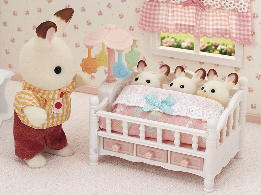 Cuna para trillizos Sylvanian Families-2