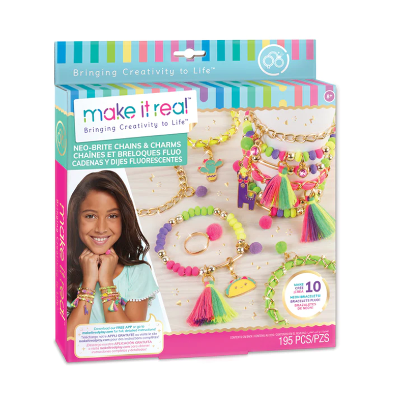 Pulseras Amuletos Fluorescentes Make It Real Surtido