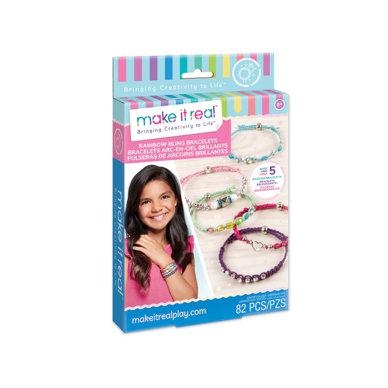 Set para hacer pulseras Bling Arcoíris Make It Real-0