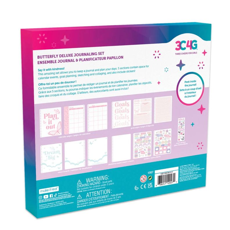 Cuaderno Planificador Make it Real Set Mariposa-1