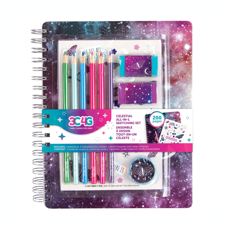 Cuaderno de Dibujo Make It Real Celestial Set Todo en Uno-0