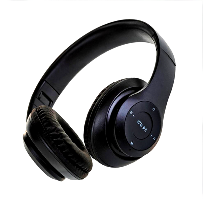 Audífonos Wireless P16 Bluetooth Recargable Headphones Negro-0