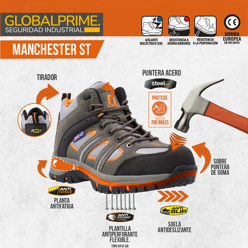 Botin de Seguridad Manchester ST-7