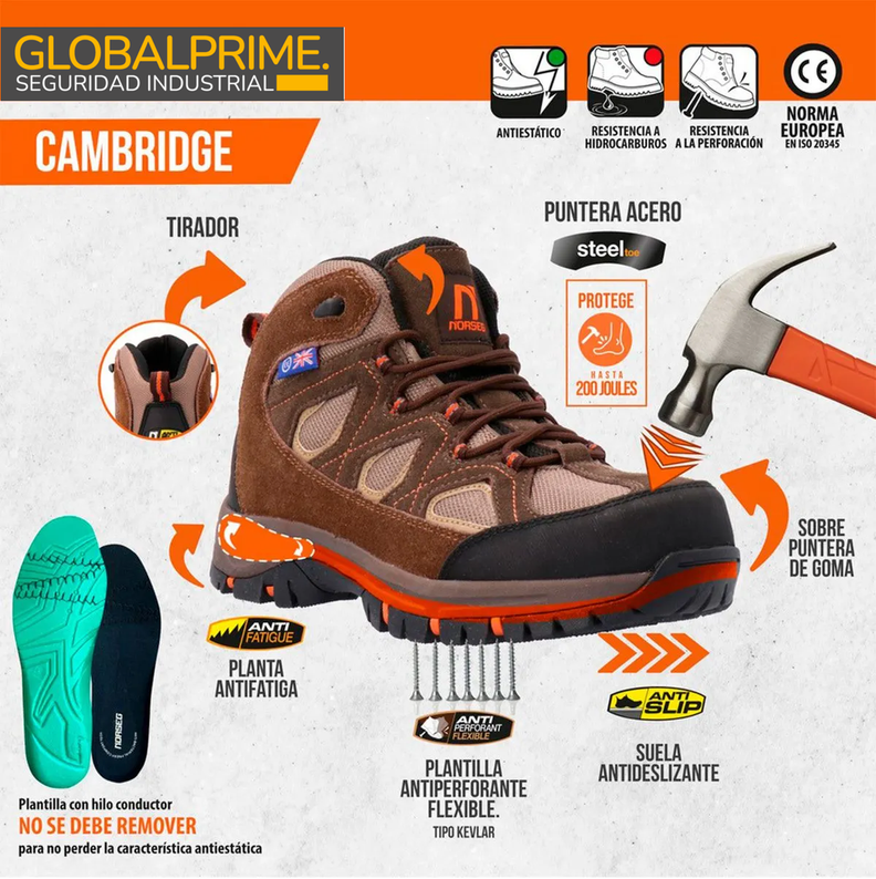 Botin de Seguridad Norseg Cambridge Antiestatico-7