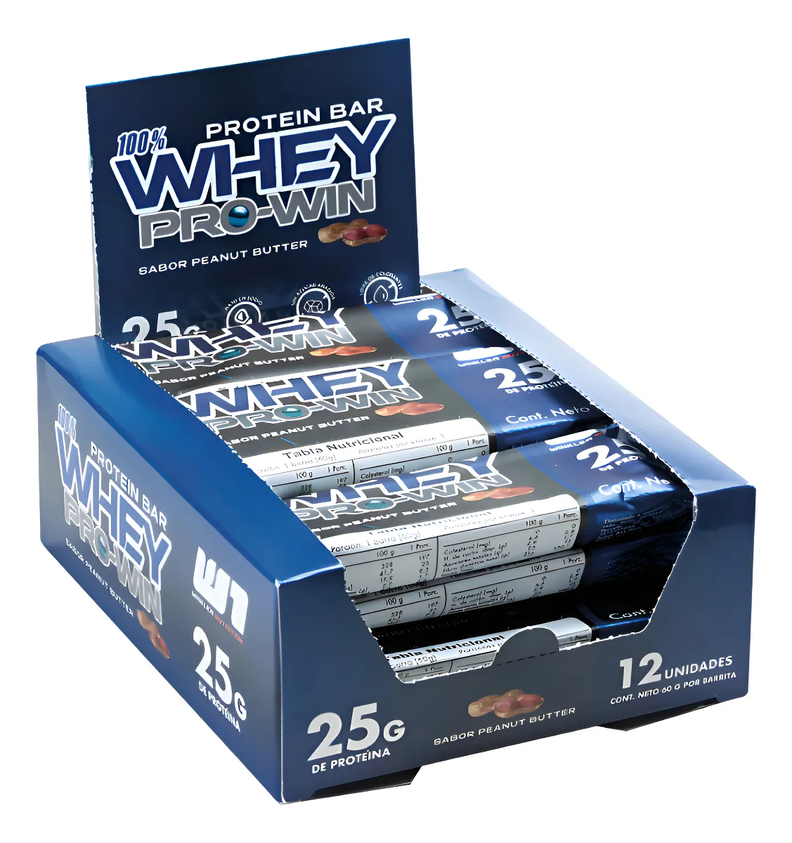 Barra de proteina Winkler Nutrition - Peanut Butter (12 unidades)