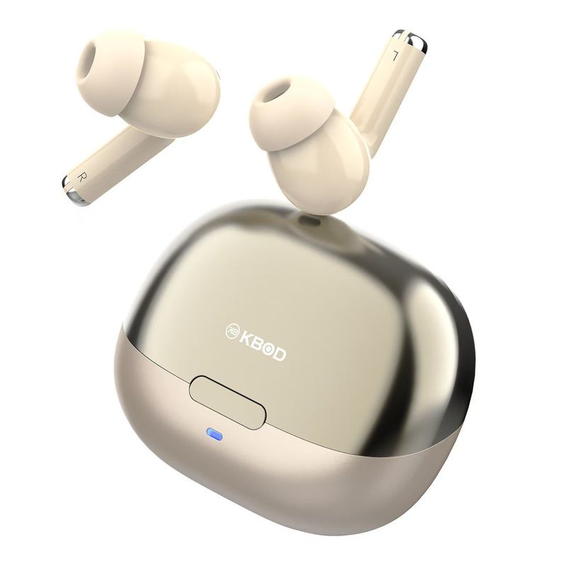 Audifonos Bluetooth Kbod Tws K07 Con Cancelacion De Ruido Dorado