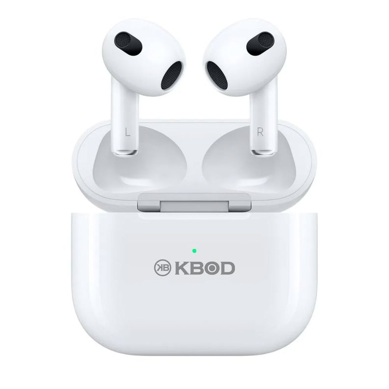 Audifonos Bluetooth Inalambricos In Ear Para Telefonos Kbod Tws G4 Blanco