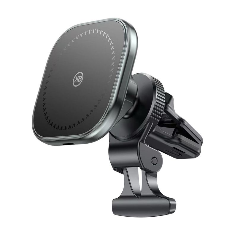 Soporte De Telefono Para Auto Rejilla Con Cargador Kbod H28 Negro