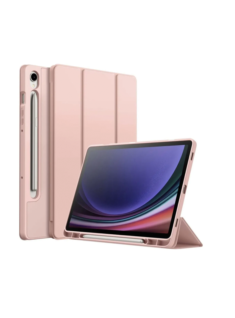 Funda Smart Cover Para Samsung S9 Plus S9 Fe + Plus Rosado-0
