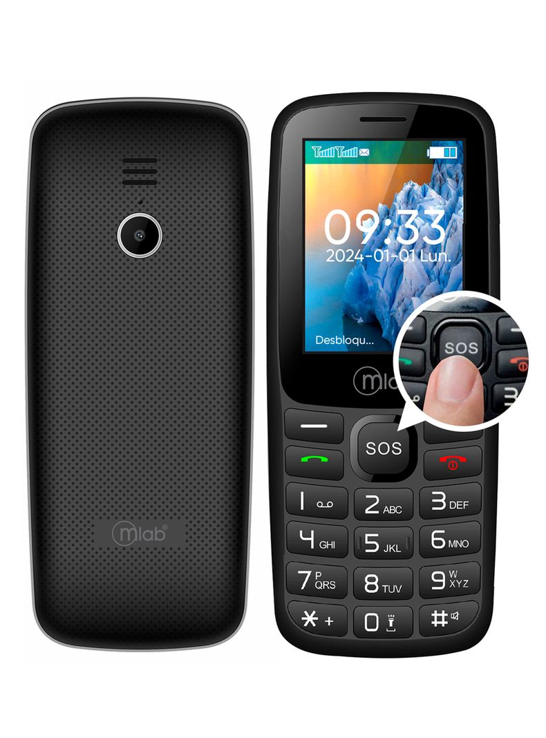 Telefono Celular Adulto Mayor 4G Dual Sim Bar Style 2.4 Pulg-1