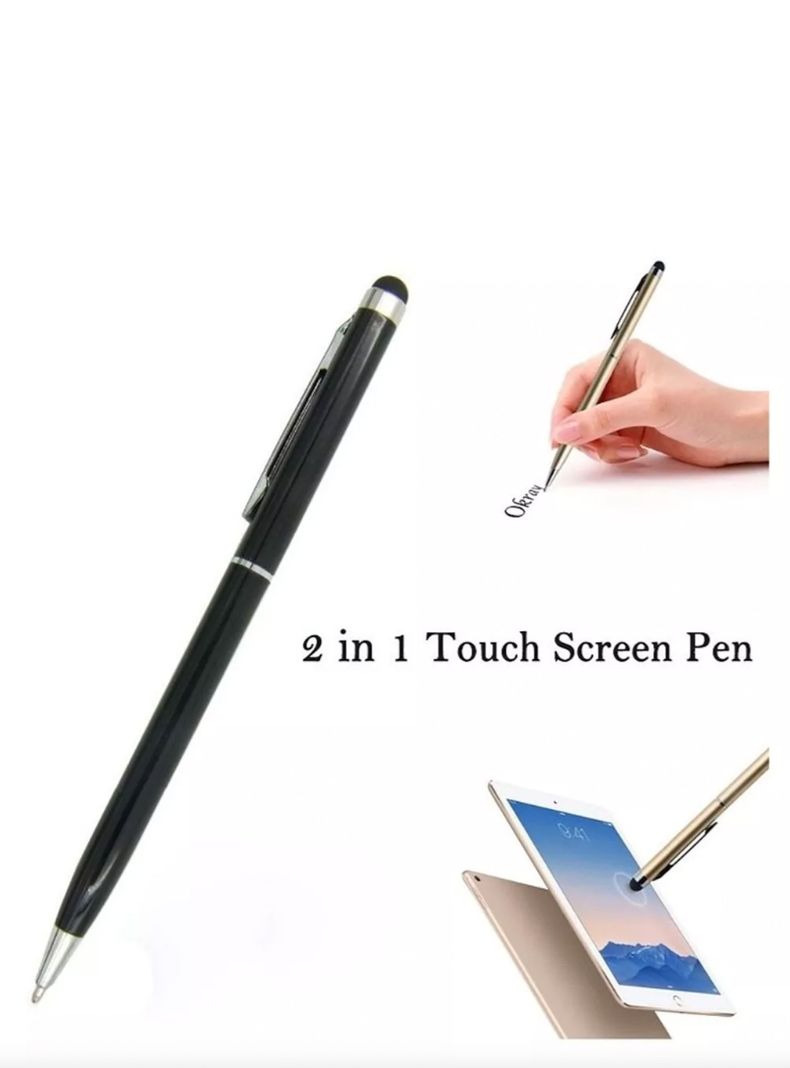 Lapiz Stylus Universal 2 En 1 Para iPad Y Tablet, Celular-2