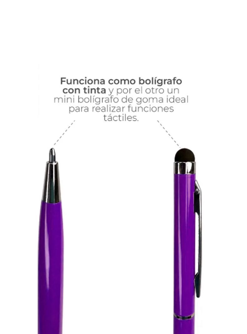 Lapiz Stylus Universal 2 En 1 Para iPad Y Tablet, Celular-5