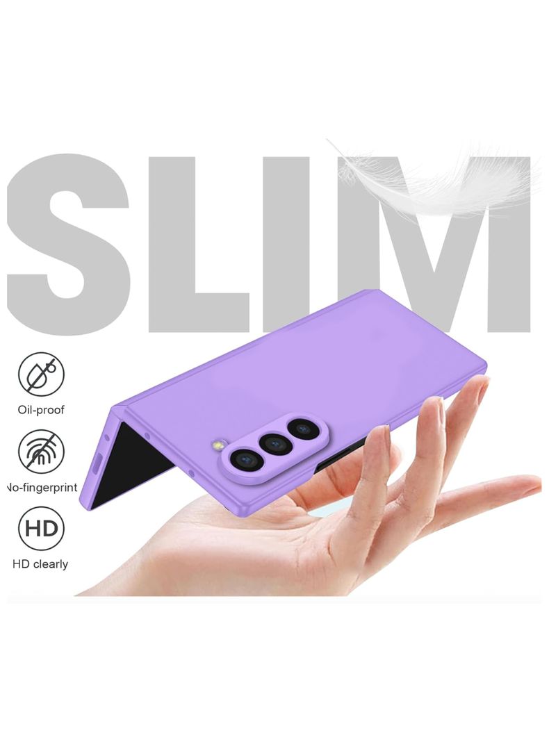 Carcasa Para Samsung Z Fold6 Lila-4