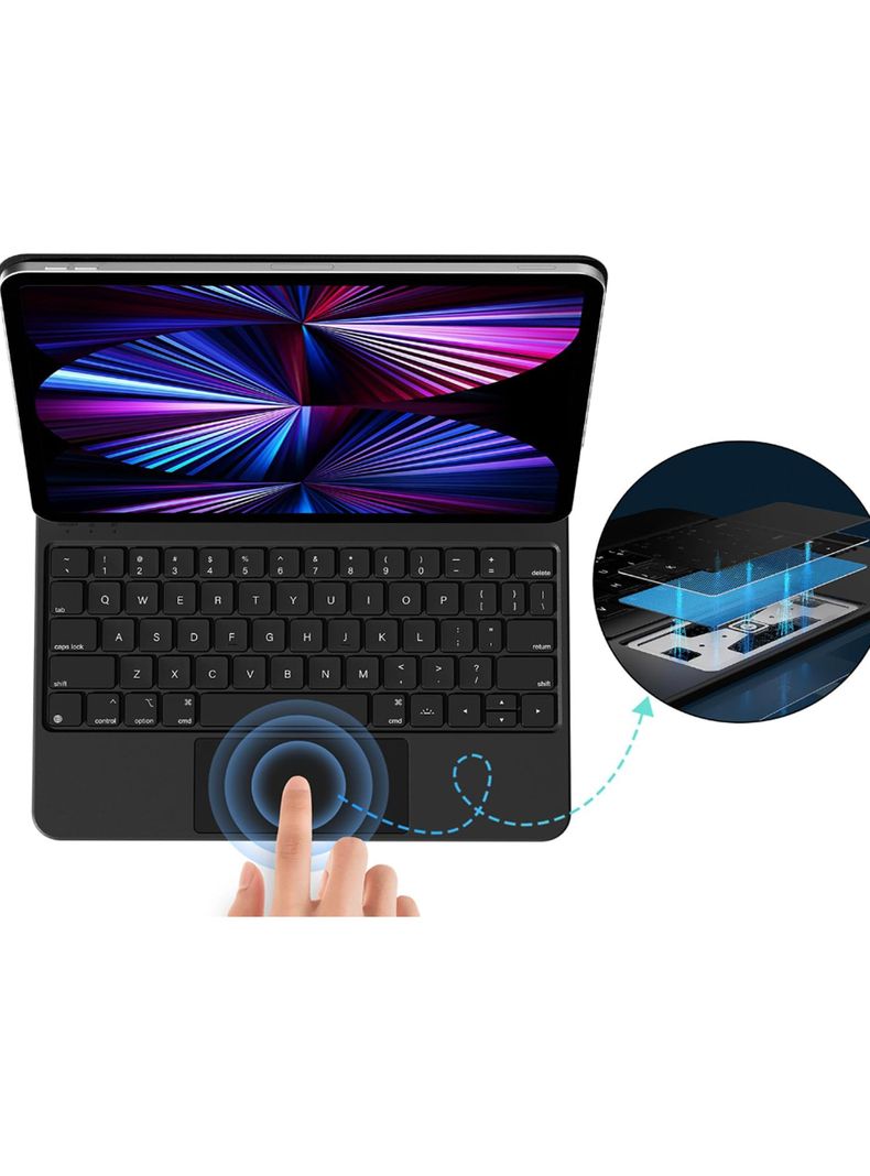 Funda Magnético Con Teclado Para iPad Air 13 M3 2025-3