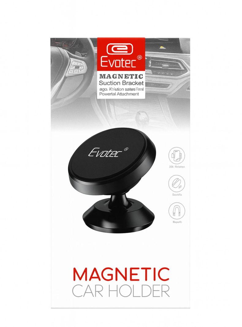 Soporte Universal Magnetico Universal para Auto 360 Negro